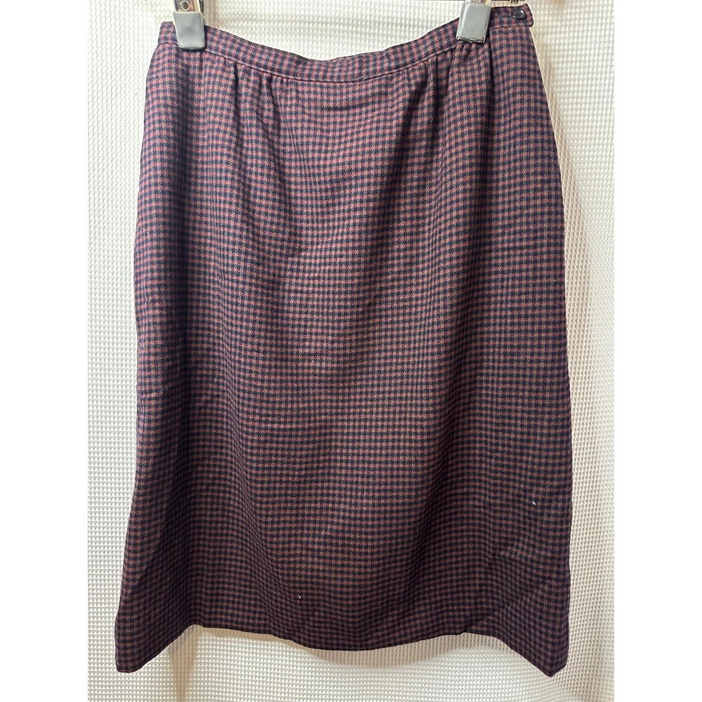 Pendleton Vintage Wool Skirt  Classic Tailored Pease See Measurements 'Preppy'